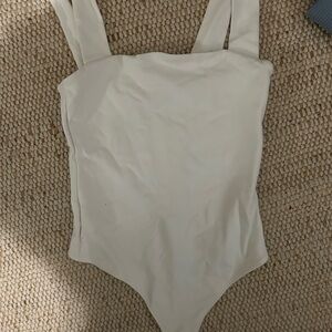 Abercrombie & Fitch White Bodysuit XS